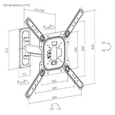 ATC Επιτοίχεια Βάση Τηλεόρασης ATC-8141